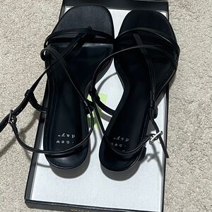 Target Black Strappy Sandals